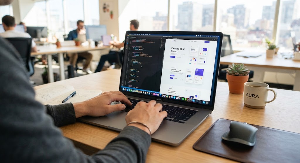 Desarrollo de un sitio web moderno